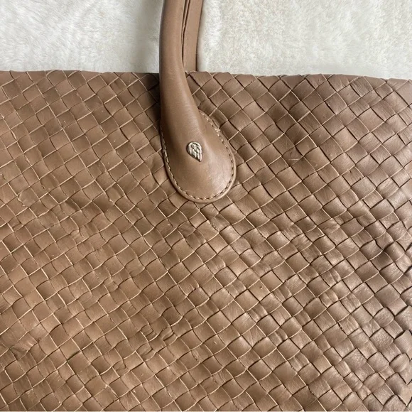 Helen Kaminski Australia Taupe Color 100% Leather Large Tote - Picture 10 of 15